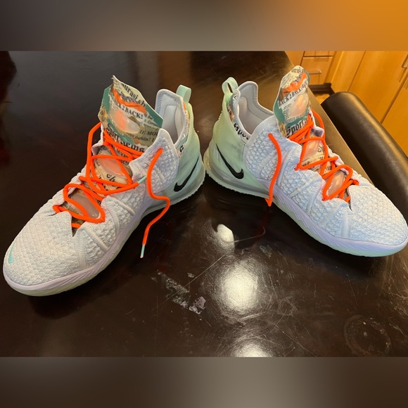 Lebron XVIII (18) “Goat Vision” size 12 mens - Picture 4 of 6